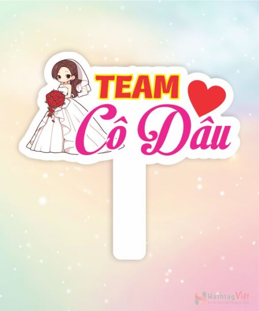 Hashtag cầm tay team cô dâu - Hình ảnh 2