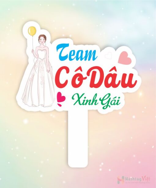 Hashtag cầm tay team cô dâu - Hình ảnh 8