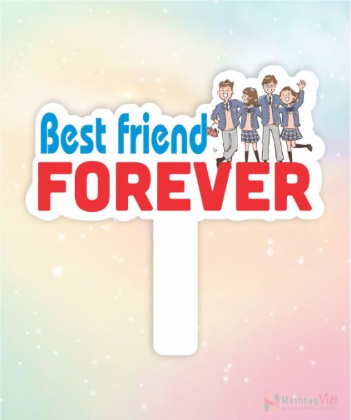 Hashtag cầm tay team best friends/ friends forever - Hình ảnh 9