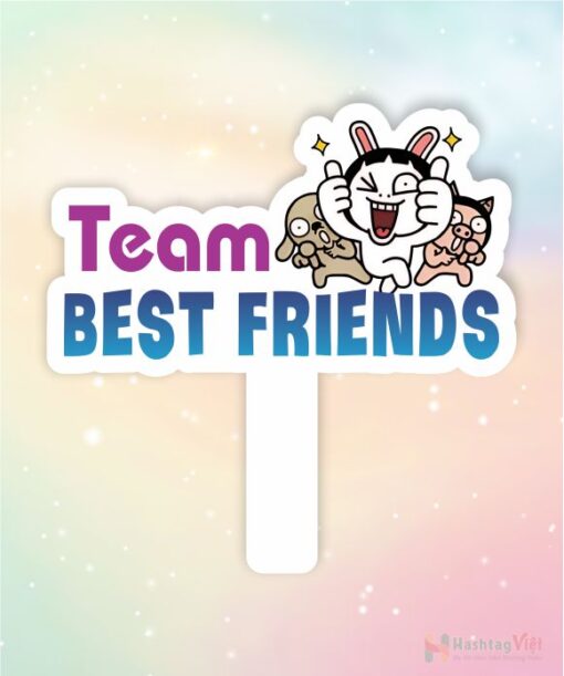 Hashtag cầm tay team best friends/ friends forever - Hình ảnh 11