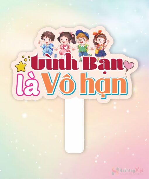 Hashtag cầm tay tình bạn là vô hạn