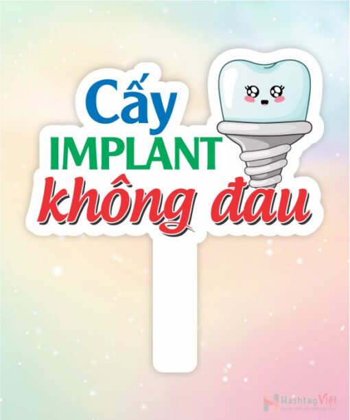 Hashtag cầm tay cấy implant không đau