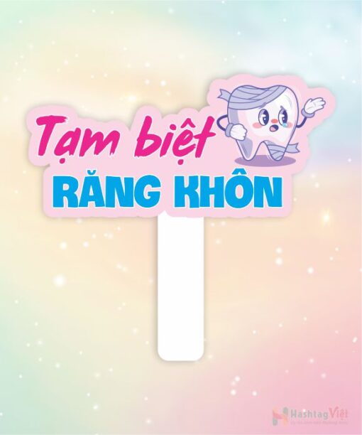 Hashtag cầm tay tạm biệt răng khôn