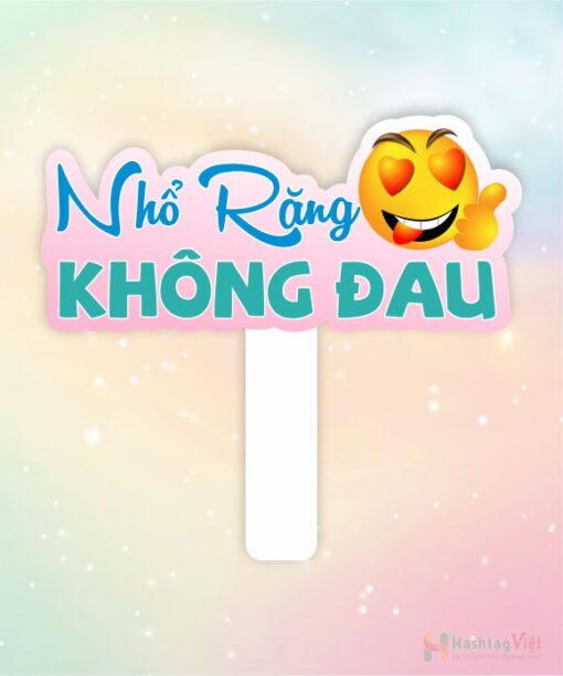 Hashtag cầm tay nhổ răng không đau