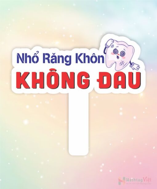 Hashtag cầm tay nhổ răng khôn không đau