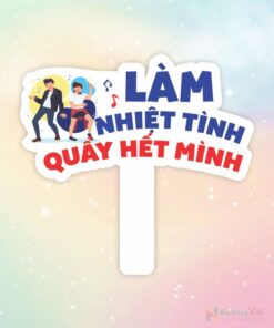 Hashtag cầm tay làm nhiệt tình quẩy hết mình