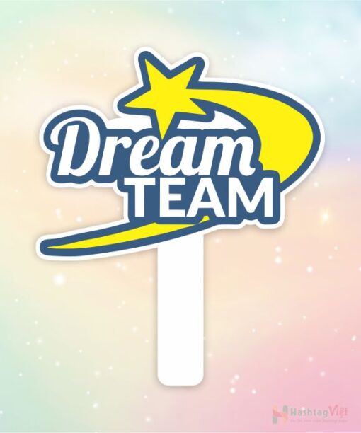 Hashtag cầm tay one team one dream