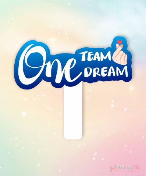 Hashtag cầm tay one team one dream - Hình ảnh 3