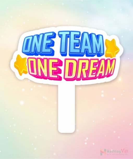 Hashtag cầm tay one team one dream - Hình ảnh 6