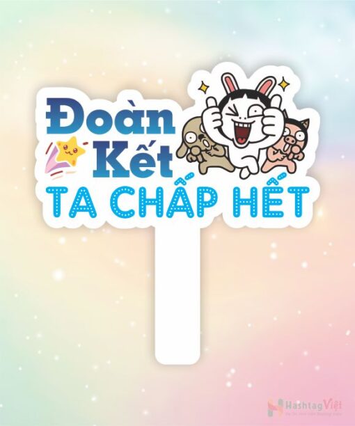 Hashtag cầm tay đoàn kết ta chấp hết