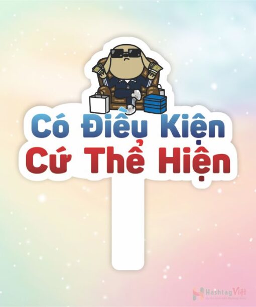 Hashtag cầm tay có điều kiện cứ thể hiện