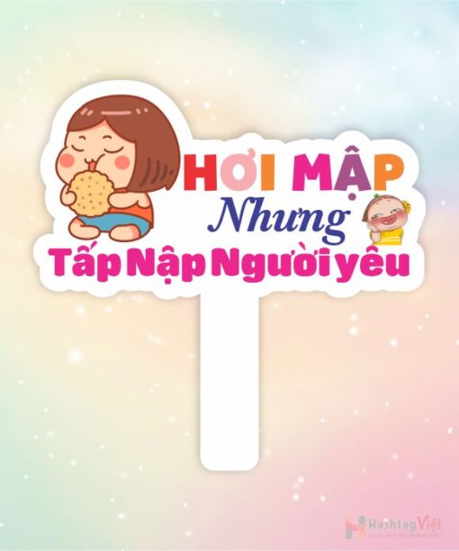 Hashtag cầm tay hơi mập nhưng tấp nập người yêu