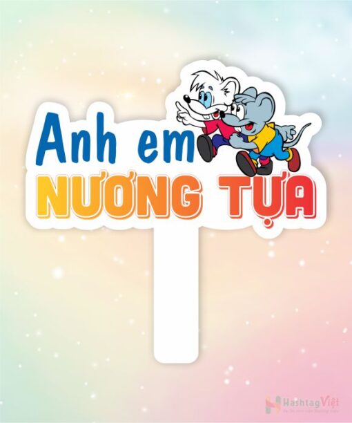 Hashtag cầm tay anh em nương tựa