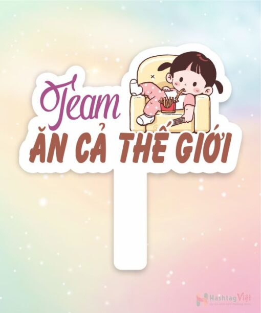 Hashtag cầm tay team ăn cả thế giới