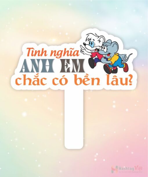 Hashtag cầm tay tình nghĩa anh em chắc có bền lâu