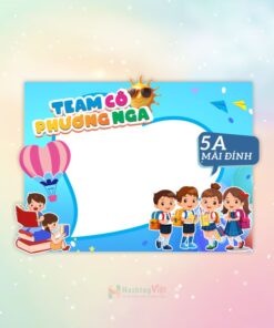 Khung check in team cô Phương Nga