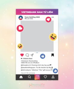 Khung check in Instagram Vietinbank