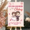 Bảng cổng cưới nhà có cô con gái rượu đi lấy chồng