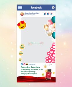 Khung chụp hình facebook thương hiệu Cebaraton
