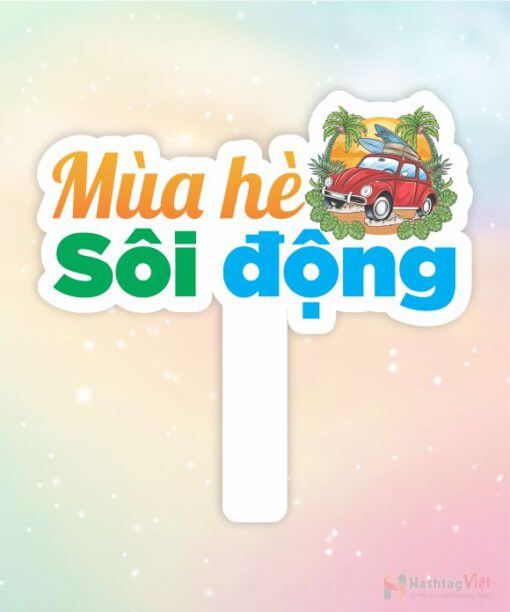 Hashtag cầm tay mùa hè sôi động