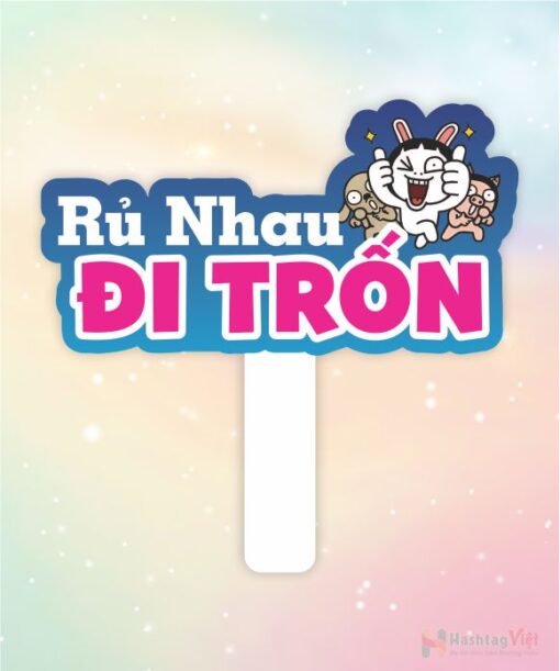 Hashtag cầm tay rủ nhau đi trốn