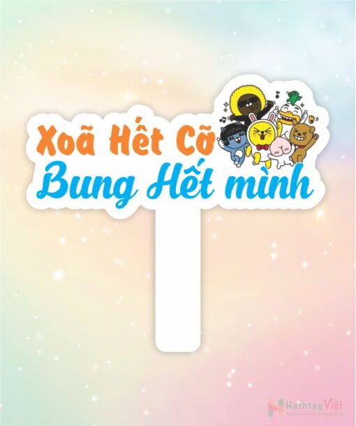 Hashtag cầm tay xoã hết cỡ bung hết mình