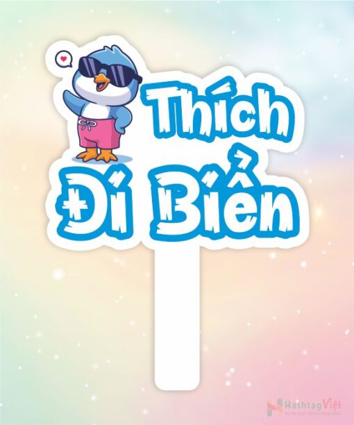 Hashtag cầm tay thích đi biển