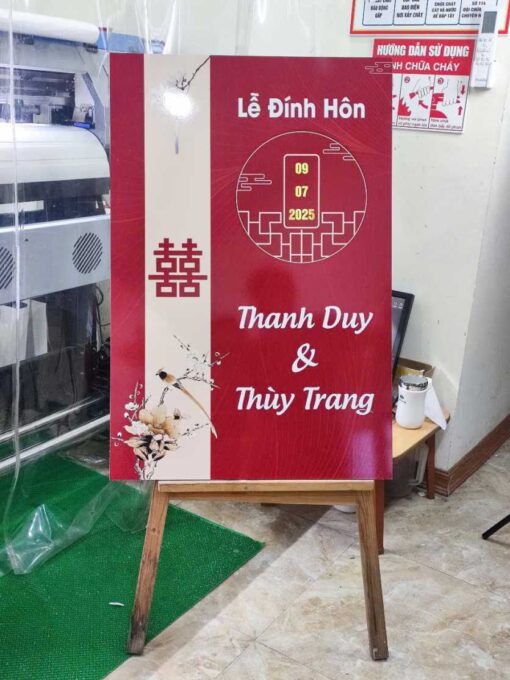 Bảng tên đám cưới Hải Nam Thuỳ Dung - Hình ảnh 2