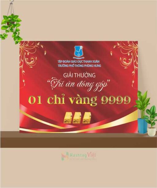 Bảng trao giải thưởng trường THPT Phùng Hưng