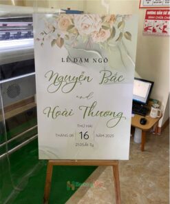 Bảng checkin đám cưới Nguyễn Bắc Hoài Thương