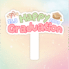 Hashtag cầm tay happy graduation