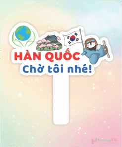 Hashtag cầm tay Hàn Quốc chờ tôi nhé