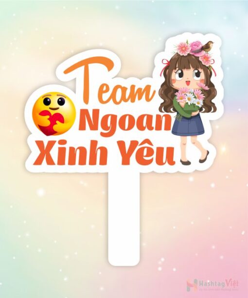 Hashtag cầm tay ngoan xinh yêu
