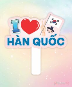 Hashtag cầm tay tôi yêu Hàn Quốc