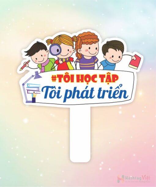 Hashtag cầm tay tôi học tập tôi phát triển