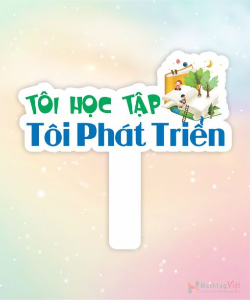 Hashtag cầm tay tôi học tập tôi phát triển - Hình ảnh 3