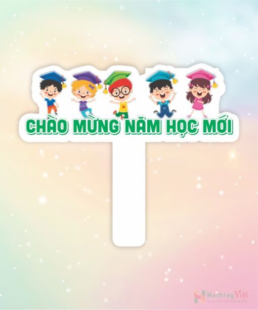Hashtag cầm tay chào mừng năm học mới - Hình ảnh 4