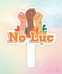 Hashtag cầm tay nỗ lực