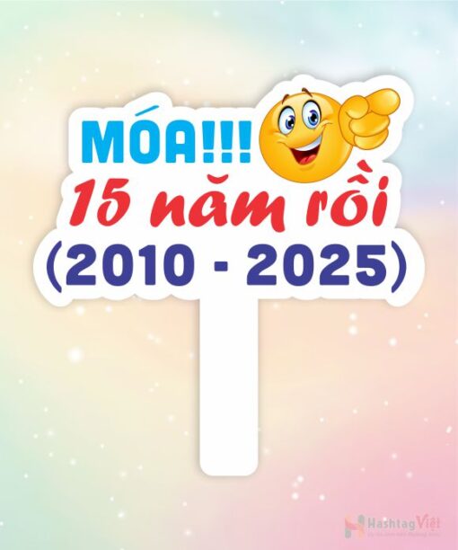 Hashtag cầm tay moá 15 năm rồi