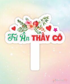 Hashtag cầm tay tri ân thầy cô