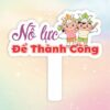 Hashtag cầm tay nỗ lực để thành công