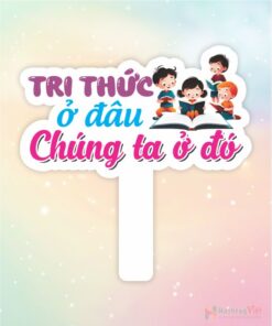 Hashtag cầm tay tri thức ở đâu chúng ta ở đó