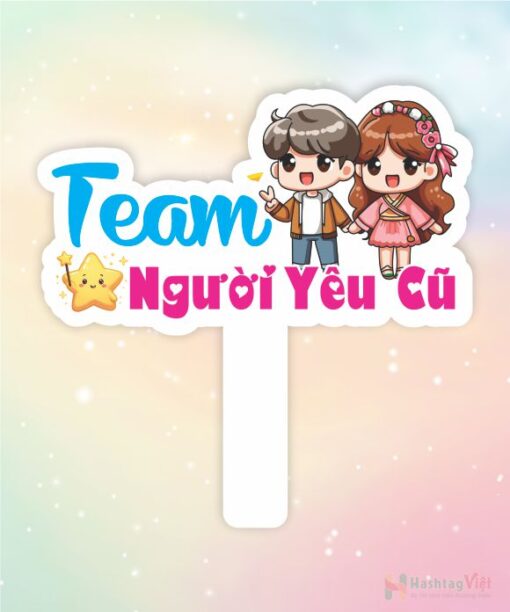 Hashtag cầm tay team người yêu cũ
