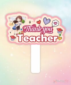 Hashtag cầm tay thanks you teacher