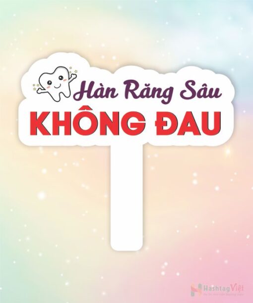 Hashtag cầm tay hàn răng sâu không đau