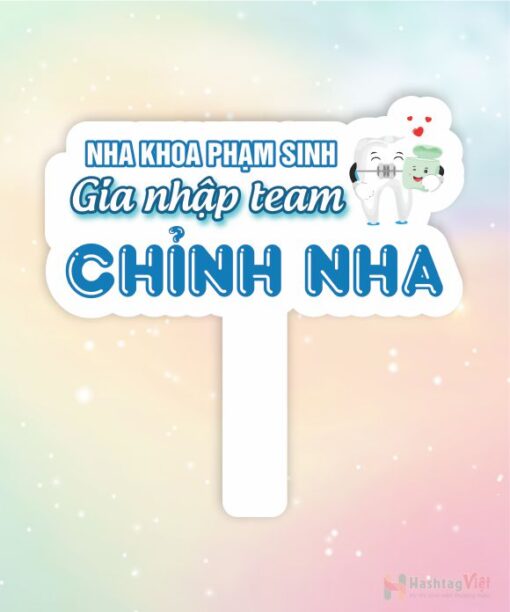 Hashtag cầm tay team chỉnh nha - Hình ảnh 2