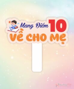 Hashtag cầm tay mang điểm 10 về cho mẹ