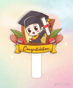 Hashtag cầm tay happy graduation