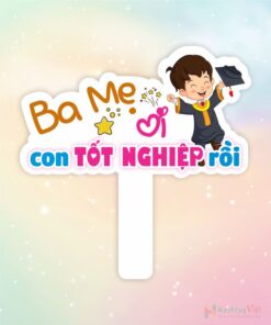 Hashtag cầm tay ba mẹ ơi con tốt nghiệp rồi