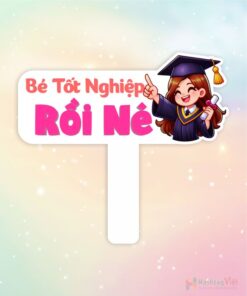 Hashtag bé tốt nghiệp rồi nè
